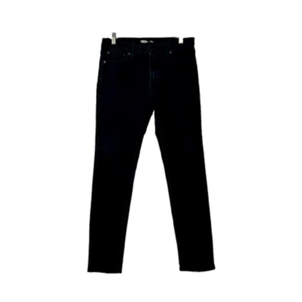 OLD NAVY Jeans Mens 30x28‎ Black Slim Straight Fit Cotton Blend Stretch